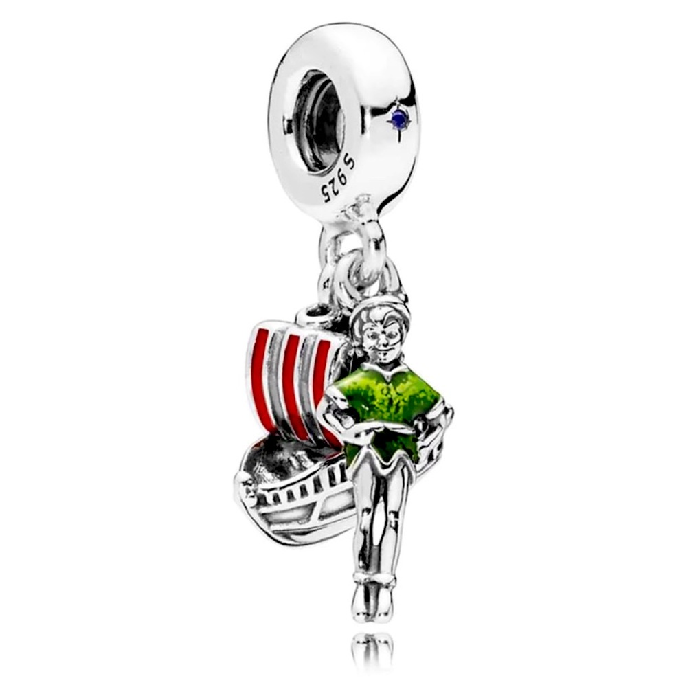 COPY - Disneys Peter Pan and pirate ship charms